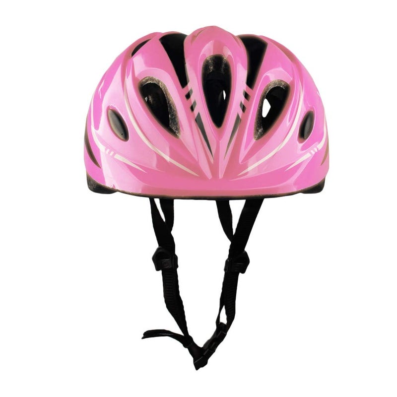 YESDICO Adjustable Protective Helmet Kids Protective Gear Knee Elbow Pads Wrist Guard Outdoor Sports Safety Bike Scooters Skateboards (Pink) - Image 2